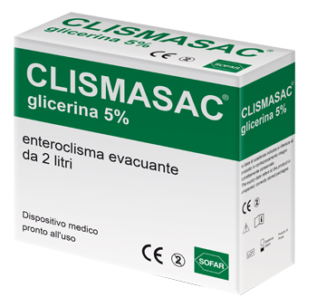 ENTEROCLISMA CLISMASAC 5% 2LITRI - Farmacia-flash.it