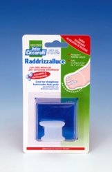 RADDRIZZA ALLUCE IN GEL DI SILICONE BIANCO SEMITRASPARENTE SAGOMATA PER PROTEGGERE E RIALLINEARE L'ALLUCE EVITANDO LO SFREGAMENTO FRA IL PRIMO E IL SECONDO DITO IGIENEPIEDE 1 PEZZO - Farmacia-flash.it
