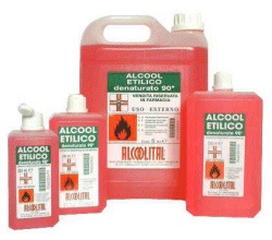 ALCOOL ETILICO DENATURATO 90% 250 ML - Farmacia-flash.it