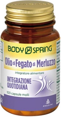 BODY SPRING OLIO MERLUZZO 100 CAPSULE - Farmacia-flash.it