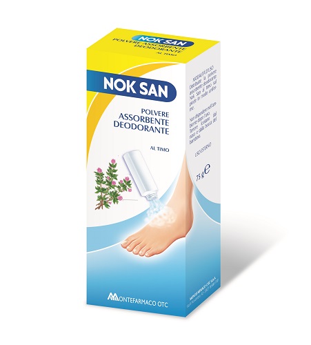 NOK SAN POLVERE ASSORBENTE DEODORANTE 75 G - Farmacia-flash.it
