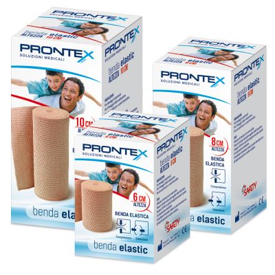 BENDA ELASTICA PRONTEX 8 CM - Farmacia-flash.it