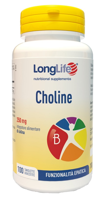 LONGLIFE CHOLINE 100 TAVOLETTE - Farmacia-flash.it