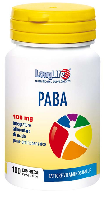 LONGLIFE PABA 100 100 COMPRESSE - Farmacia-flash.it