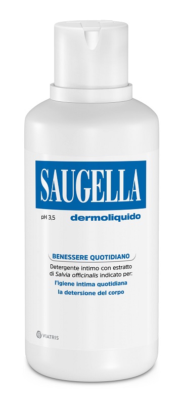 SAUGELLA DERMOLIQUIDO PH 3,5 DETERGENTE INTIMO BENESSERE QUOTIDIANO 500 ML - Farmacia-flash.it
