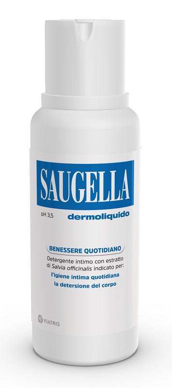 SAUGELLA DERMOLIQUIDO PH 3,5 DETERGENTE INTIMO BENESSERE QUOTIDIANO 750 ML - Farmacia-flash.it
