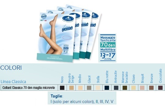 SAUBER COLLANT 70 DENARI MAGLIA MICRORETE MEDIO 5 LINEA CLASSICA - Farmacia-flash.it