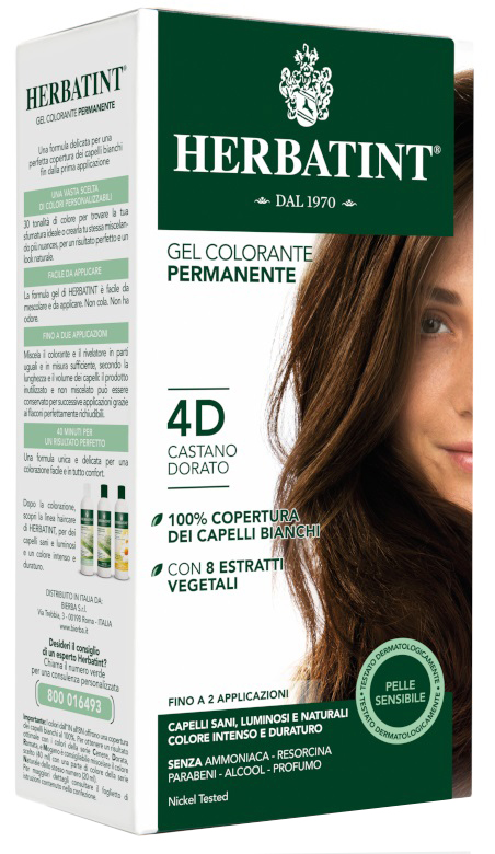 HERBATINT 4D CASTANO DORATO 150 ML - Farmacia-flash.it