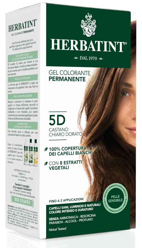 HERBATINT 5D CASTANO CHIARO DORATO 150 ML - Farmacia-flash.it