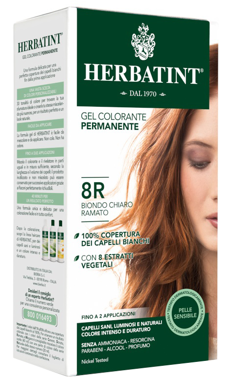 HERBATINT 8R BIONDO CHIARO RAMATO 150 ML - Farmacia-flash.it