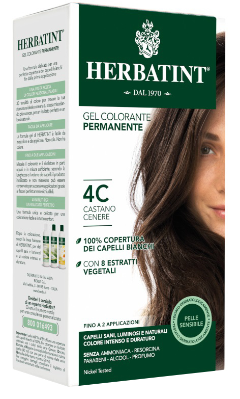 HERBATINT 4C CASTANO CENERE 150 ML - Farmacia-flash.it
