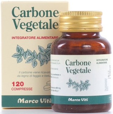 CARBONE VEGETALE 120 COMPRESSE - Farmacia-flash.it