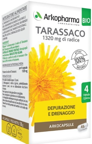 ARKO CAPSULE TARASSACO 45 CAPSULE - Farmacia-flash.it