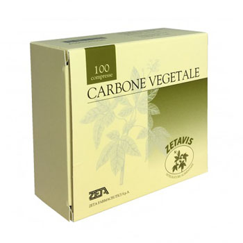 ZETAVIS CARBONE VEGETALE 100 COMPRESSE - Farmacia-flash.it