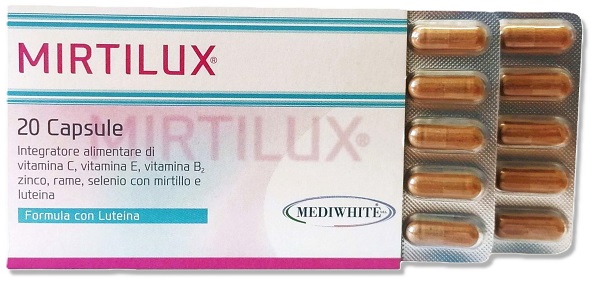MIRTILUX 20 CAPSULE - Farmacia-flash.it