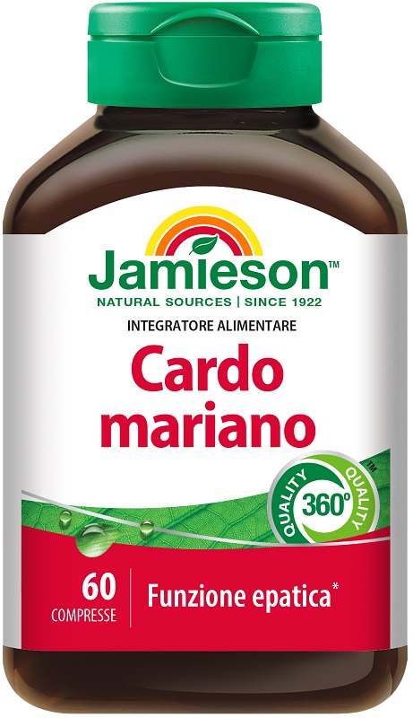 CARDO MARIANO MILK THISTLE JAMIESON 60 COMPRESSE - Farmacia-flash.it