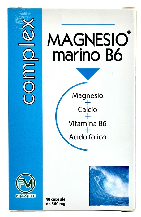 MAGNESIO MARINO B6 40 CAPSULE - Farmacia-flash.it
