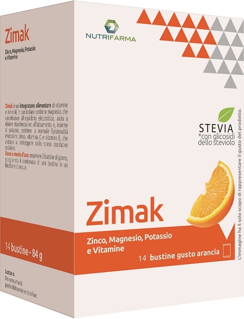 ZIMAK 14 BUSTINE 6 G ARANCIO - Farmacia-flash.it