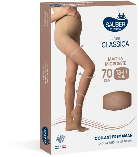 SAUBER COLLANT 70 DENARI PREMAMAN MAGLIA MICRORETE NEUTRO BEIGE 3 LINEA CLASSICA - Farmacia-flash.it