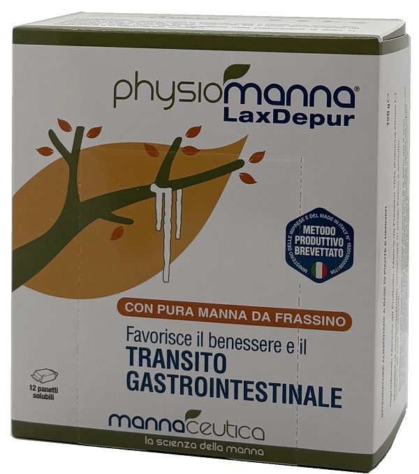 PHYSIOMANNA LAXDEPUR MANNITE DUFOUR 12 PANETTI SOLUBILI DA 10 G - Farmacia-flash.it