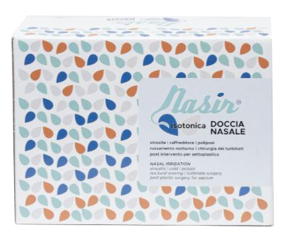 SOLUZIONE FISIOLOGICA ISOTONICA STERILE NASIR IN SCATOLA CON10 SACCHE VERSIONE LUER LOCK DA 250ML - Farmacia-flash.it