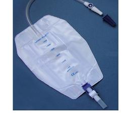 SACCA DI DRENAGGIO DA GAMBA PER INCONTINENZA A TRE CAMERE COMFORT 500CC A BASSO PROFILO IN PVC LATO IN PELLE RICOPERTO DI TESSUTO NON TESSUTO SENZA PUNTO DI PRELIEVO 45CM 8 PEZZI - Farmacia-flash.it