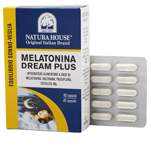 NH MELATONINA DREAM PLUS 40 CAPSULE - Farmacia-flash.it