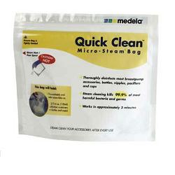 QUICK CLEAN SACCA PER STERILIZZAZIONE A MICROONDE 5 PEZZI - Farmacia-flash.it