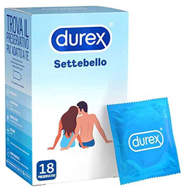 PROFILATTICO DUREX SETTEBELLO CLASSICO 18 PEZZI - Farmacia-flash.it