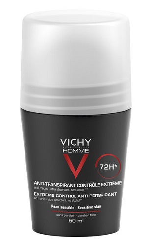 VICHY HOMME DEO ROLL-ON ANTI-TRASPIRANTE 50 ML - Farmacia-flash.it