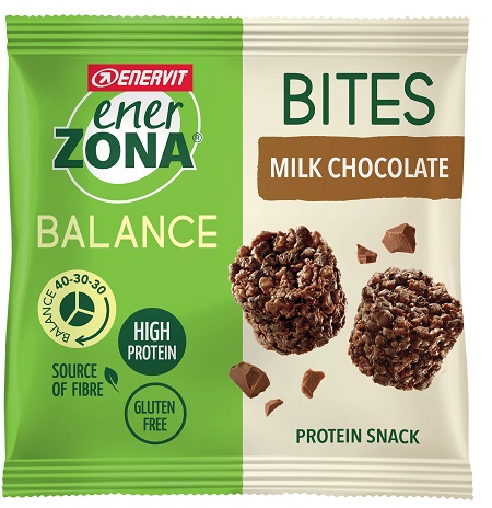 ENERZONA BITES MILK CHOCOLATE 1 BUSTINA - Farmacia-flash.it