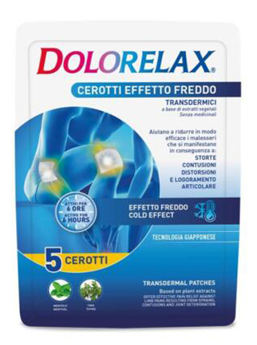 DOLORELAX CEROTTO EFFETTO FREDDO 5 PEZZI - Farmacia-flash.it