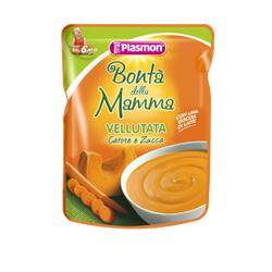 PLASMON POUCHES VELLUTATA DI CAROTE E ZUCCA 180 G - Farmacia-flash.it