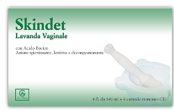 SKINDET LAVANDA VAGINALE 4 FLACONI 140 ML + 4 CANNULE MONOUSO IN BLISTER - Farmacia-flash.it