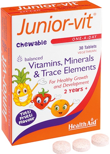 JUNIORVIT BLISTER 30 TAVOLETTE MASTICABILI - Farmacia-flash.it