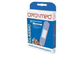CEROXMED CLASSIC TRASPARENTI 7,2 CM X 1,9 CM 20 CEROTTI MEDI - Farmacia-flash.it