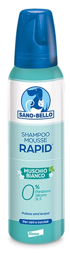 SANO E BELLO SHAMPOO MOUSSE RAPID NF MUSCHIO BIANCO 300 ML - Farmacia-flash.it