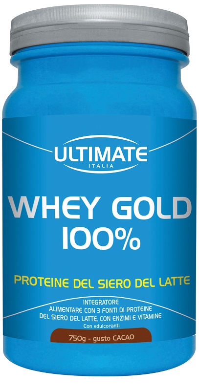 ULTIMATE WHEY GOLD 100 % CACAO 750 G - Farmacia-flash.it