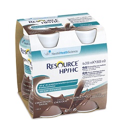 RESOURCE HP/HC CIOCCOLATO 4 BOTTIGLIE 200 ML - Farmacia-flash.it