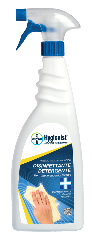 HYGIENIST MULTIUSO AMBIENTALE DISINFETTANTE DETERGENTE 750 ML - Farmacia-flash.it