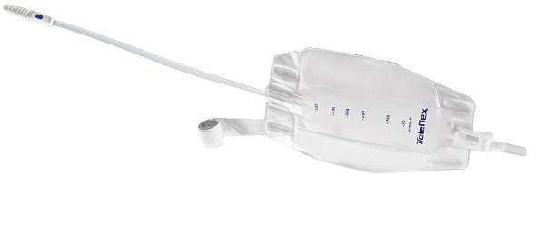 SACCA RACCOGLI URINA DA GAMBA PER INCONTINENZA 3 CAMERE COMFORT 500 ML A BASSO PROFILO IN PVC LATO RIVESTITO TNT CON TUBO DIRITTO 45 CM SENZA PUNTO DI PRELIEVO VARIABILE 8 PEZZI - Farmacia-flash.it