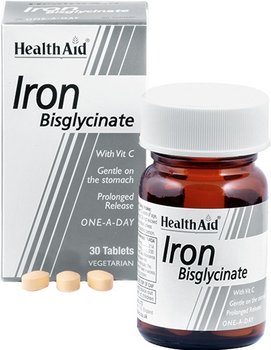 FERRO BISGLICINATO IRON BYSGLICINATE 30 COMPRESSE - Farmacia-flash.it