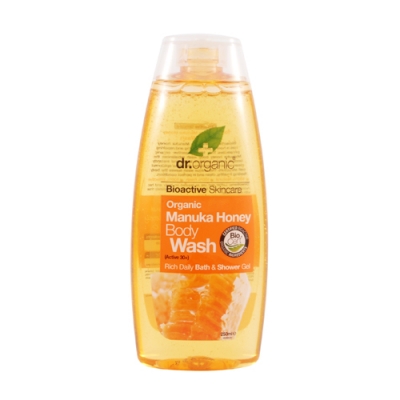 DR ORGANIC MANUKA HONEY MIELE DI MANUKA BODY WASH DETERGENTE CORPO 250 ML - Farmacia-flash.it