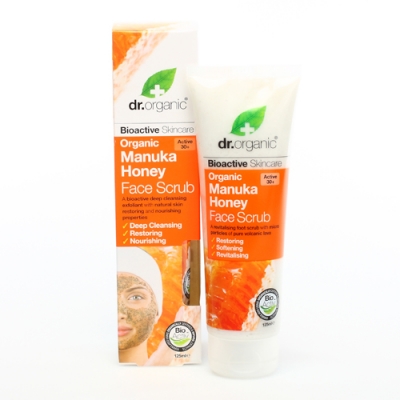 DR ORGANIC MANUKA HONEY FACE SCRUB 125 ML - Farmacia-flash.it