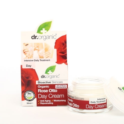 DR ORGANIC ROSE OTTO ROSA DAY CREAM CREMA VISO GIORNO 50 ML - Farmacia-flash.it