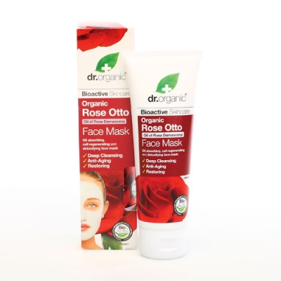 DR ORGANIC ROSE OTTO ROSA FACE MASK MASCHERA VISO 125 ML - Farmacia-flash.it