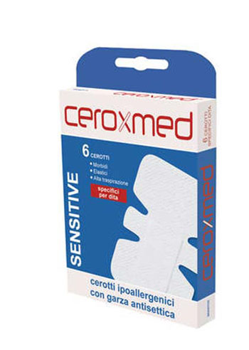 CEROTTO CEROXMED SENSITIVE FLEX SPECIFICO DITA 6 PEZZI - Farmacia-flash.it