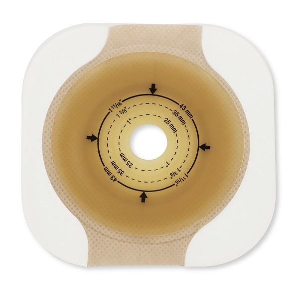 PLACCA CONFORM 2 FORMAFLEX CON ADESIVO BARRIERA PROTETTIVA A SPESSORE DIFFERENZIATO RILIEVI CIRCOLARI FILM DI SUPPORTO ANELASTICO FLANGIA FLOTTANTE 45 MM 5 PEZZI - Farmacia-flash.it