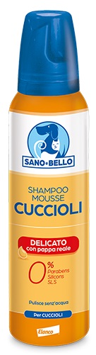 SANO E BELLO SHAMPOO MOUSSE CUCCIOLI PAPPA REALE NF 300 ML - Farmacia-flash.it