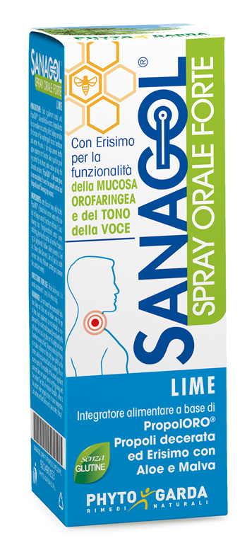 SANAGOL SPRAY FORTE PROPOLI LIME 20 ML - Farmacia-flash.it